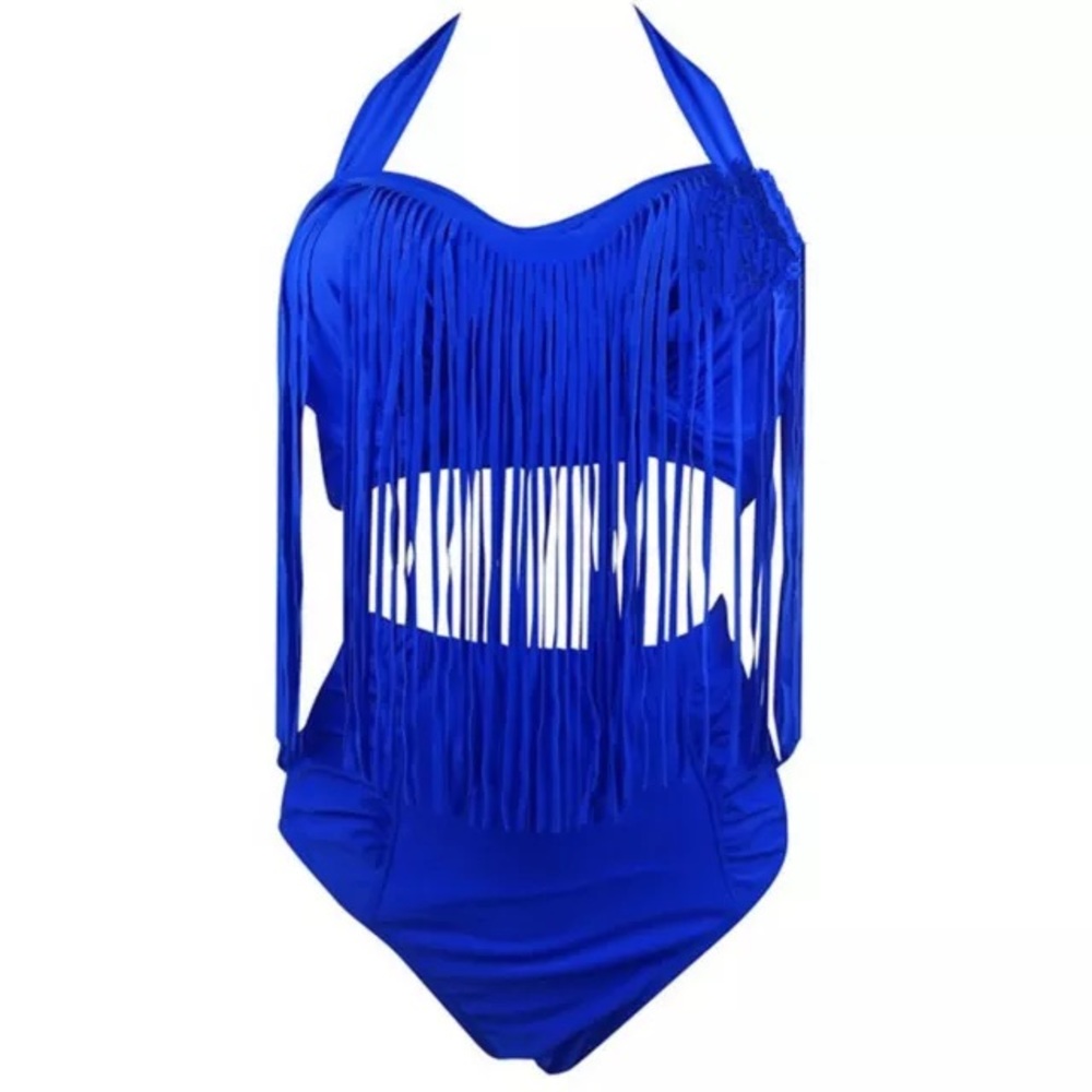 ✨Just In✨Fabulously Fringed in Royal Blue